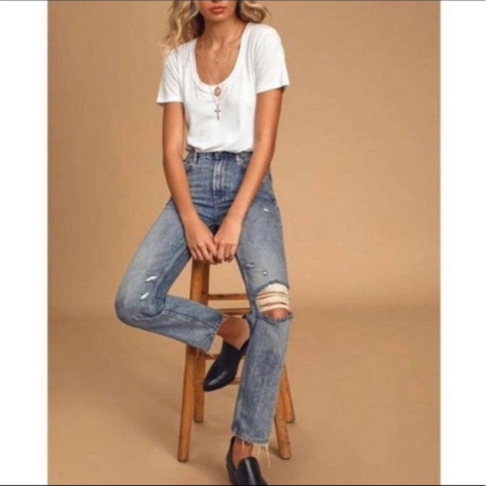 Free People Dakota straight leg jeans